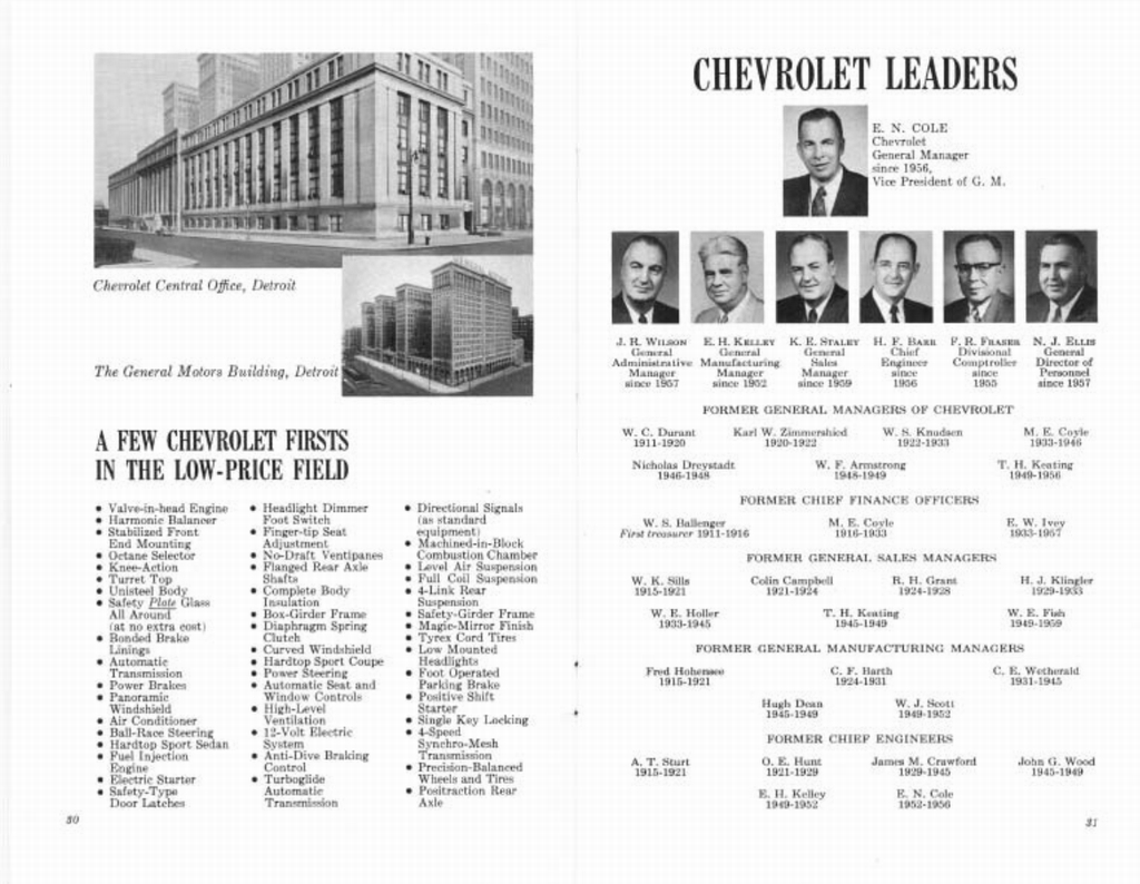 The Chevrolet Story - Published 1961 Page 13